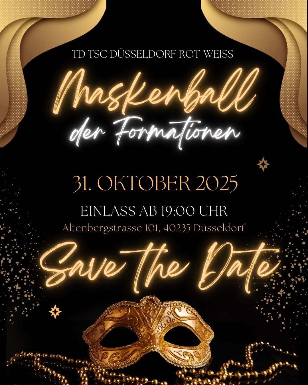 Flyer Maskenball